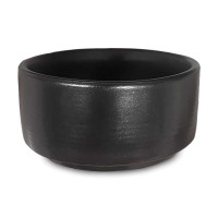 Bowl Mini Redondo de Porcelana 7 x 3.5 Centimetros Negro Mate ARNI C1572-25