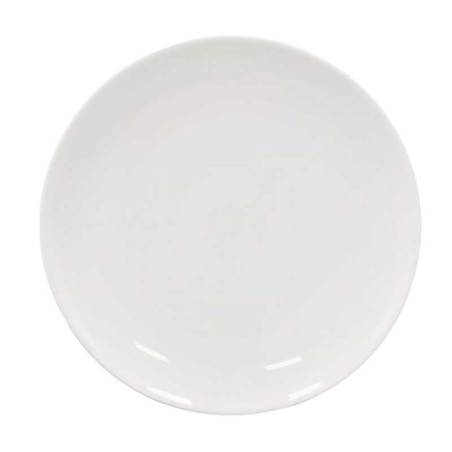 Plato Redondo Coupe de Porcelana 8 Pulgadas Blanco ARNI CS0023