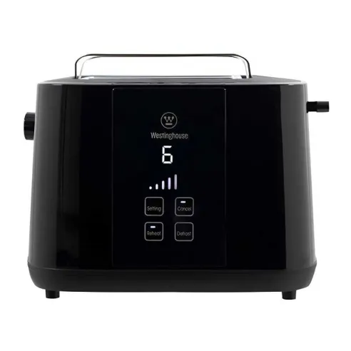 Tostador Tactil de 2 Rebanadas de 1500W Color Negro WESTINGHOUSE WKTTLD7051