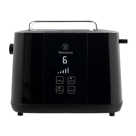 Tostador Tactil de 2 Rebanadas de 1500W Color Negro WESTINGHOUSE WKTTLD7051