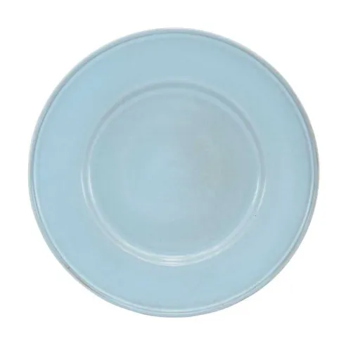 Plato Aveiro de Borde Ancho de Ceramica 11 Pulgadas Color Celeste MASTER CHEF AZ35-1