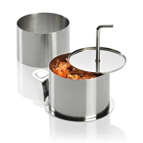 Aro de Acero Inoxidable para Servir Alimentos, Set de 8 Piezas LURCH 00220285