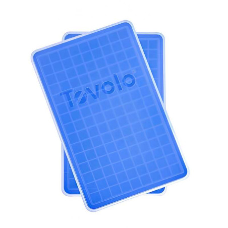 Bandeja para Hielo Mini de Silicon Azul, Set de 2 Unidades de 135 Cavidades TOVOLO 1000340