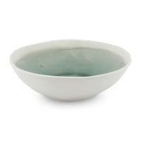 Bowl Redondo de Ceramica 20 x 6.5 Centimetros Verde Claro BELLARTE LDX-W00391