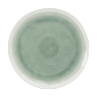 Plato Redondo de Ceramica 20 Centimetros Verde BELLARTE LDX-P00542 2