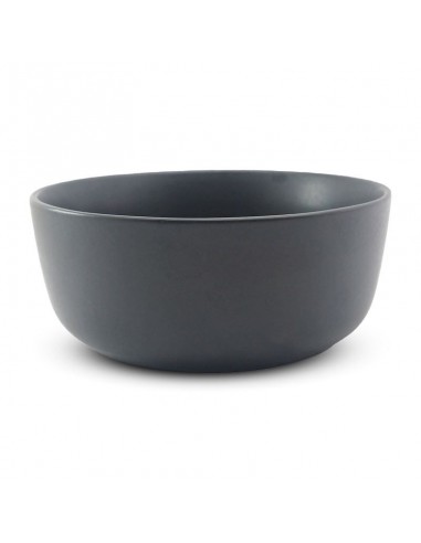 Bowl Redondo de Ceramica 15 x 6.5 Centimetros Negro BELLARTE LDX-W00240