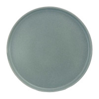 Plato Redondo de Ceramica 26.5 Centimetros Gris BELLARTE LDX-P00389 2