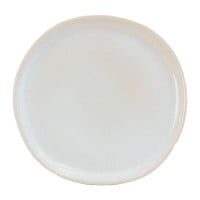 Plato Redondo de Ceramica 20.5 Centimetros Blanco Hueso BELLARTE LDX-P00357 2