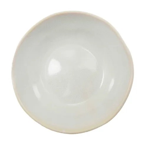 Bowl Redondo de Ceramica 18 x 5 Centimetros Blanco Hueso BELLARTE LDX-W00261