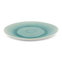 Plato Redondo de Ceramica de 22 Centimetros Verde BELLARTE LDX-P00128