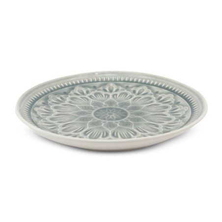 Plato Redondo de Ceramica 21 Centimetros BELLARTE LDX-P00616