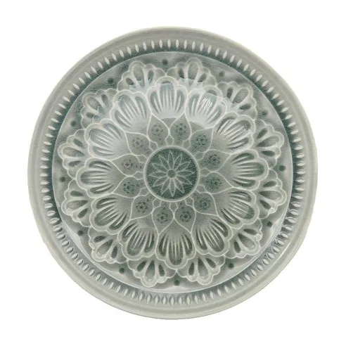 Plato Redondo de Ceramica 21 Centimetros BELLARTE LDX-P00616