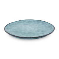 Plato Redondo de Ceramica 20 Centimetros Celeste BELLARTE LDX-P00556