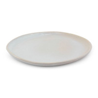 Plato Redondo de Ceramica 20.5 Centimetros Blanco Hueso BELLARTE LDX-P00357