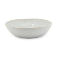 Bowl Redondo de Ceramica 18 x 5 Centimetros Blanco Hueso BELLARTE LDX-W00261