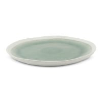 Plato Redondo de Ceramica 27.7 Centimetros Verde BELLARTE LDX-P00541