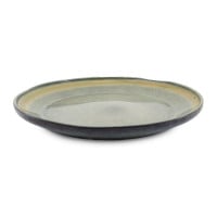 Plato Istanbul Redondo Coupe de Ceramica 11 Pulgadas Color Azul / Verde MASTER CHEF AZ27-1