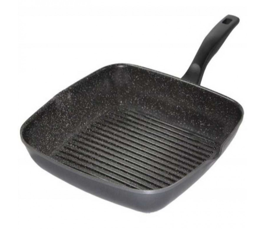 STONELINE® Sartén grill 28x28 cm - antiadherente, inducción, apta para horno