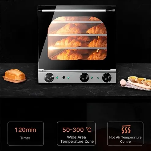 Horno Electrico de Conveccion de 4 Bandejas 220/60/1 QUANTUM PRO YSD-4A
