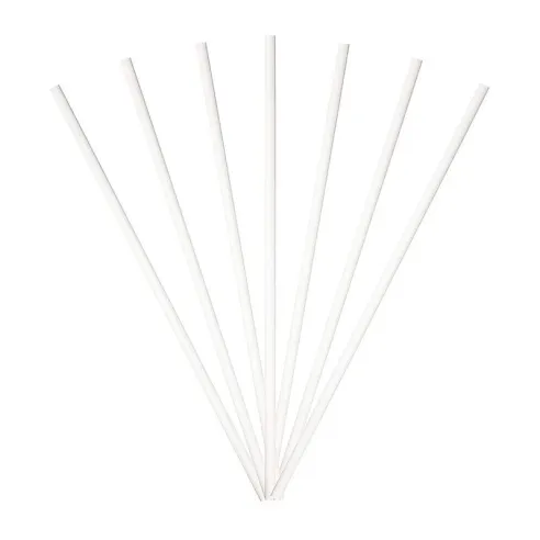 Pajillas Blancas de Papel,  Paquete de 25 Unidades MASTER CHEF PPST-11