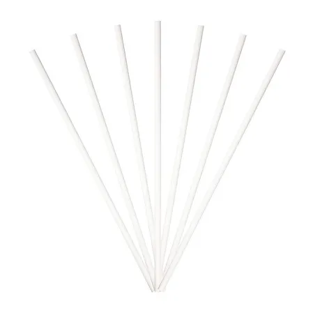 Pajillas Blancas de Papel,  Paquete de 25 Unidades MASTER CHEF PPST-11