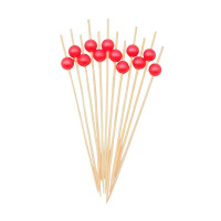 Pincho de Bambu de Bola de 12 Centimetros, Paquete de 50 Unidades TIPS ARK25-35