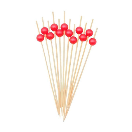 Pincho de Bambu de Bola de 12 Centimetros, Paquete de 50 Unidades TIPS ARK25-35