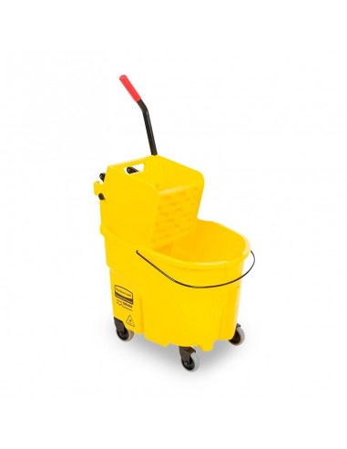 Carrito Escurridor de 35 Cuartos, Color Amarillo RUBBERMAID FG758088YEL