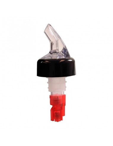 Dispensador Plastico de Licor de 1 Onza, Color Rojo  THUNDER PLPR100C