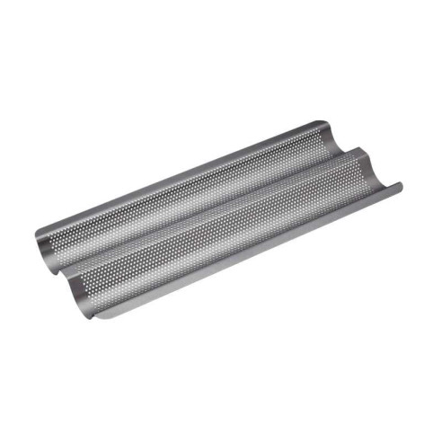 Bandeja Antiadherente para Pan Baguette de 39 Centimetros Negro KITCHENCRAFT KCMCCB90
