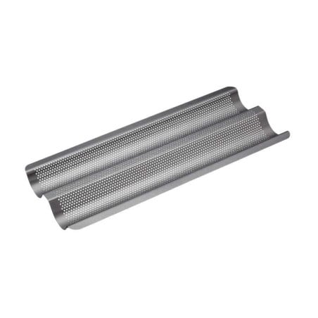 Bandeja Antiadherente para Pan Baguette de 39 Centimetros Negro KITCHENCRAFT KCMCCB90