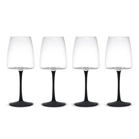 Copa para Vino Tinto Palermo de 450 Mililitros, Set de 4 Piezas MIKASA MKPALRW4PC