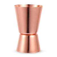 Medida de Licor con Bano de Cobre de 1/2 y 1 Onzas / 15 y 30 Mililitros KING METAL JI21C