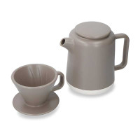 Juego de Cafe de Ceramica, Set de Filtro LA CAFETIERE LCPOUROVERGRY