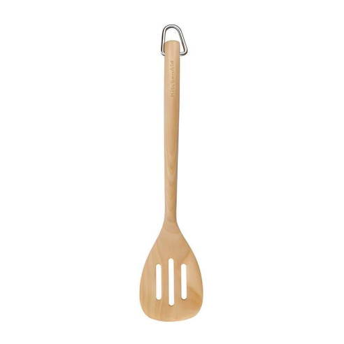 Espatula Ranurada de Madera de Abedul 32.5 Centimetros KITCHEN AID KQR702OHE