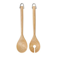 Juego de Servicio para Ensalada de Madera de Abedul 30 Centimetros KITCHEN AID KQR713OHE
