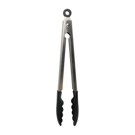 Pinza de Acero Inoxidable con Punta de Silicon Negro KITCHEN AID KQG094OHOBE