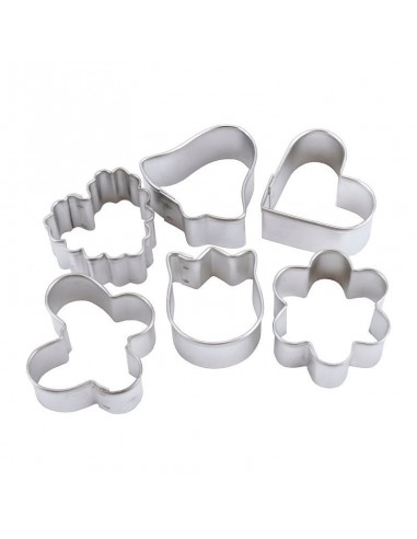 Mini Cortadores Romanticos, Set de 6 Piezas WILTON 2308-1225