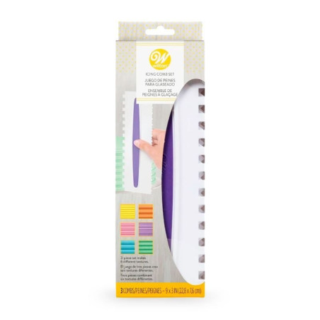 Peines para Glaseado, 3 Unidades WILTON 417-1154