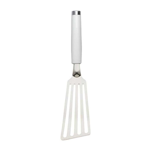 Espatula Flexible Clasica de Acero Inoxidable con Puno Blanco 33 Centimetros KITCHEN AID KCG024OHWHE