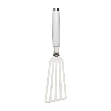 Espatula Flexible Clasica de Acero Inoxidable con Puno Blanco 33 Centimetros KITCHEN AID KCG024OHWHE