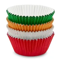 Capsulas para Cupcakes Navidenas de Aluminio 4 Colores, Paquete de 48 Unidades WILTON 415-9685C 2