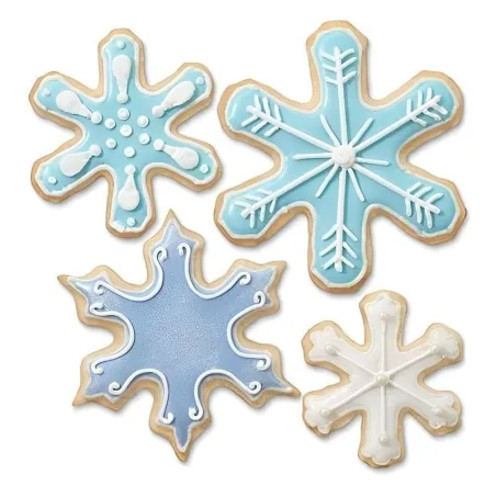 Cortador para Galletas Navidenas de Copo de Nieve, Set de 7 Unidades WILTON 2308-3803