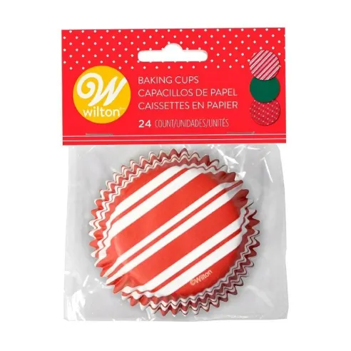 Capsulas para Cupcakes Clasicas Estandar, Paquete de 24 Unidades WILTON 191011001