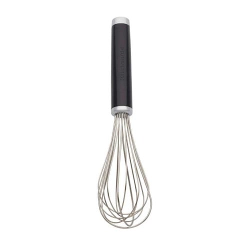 Batidor Clasico de Acero Inoxidable con Puno Negro KITCHEN AID KCG060OHOBE
