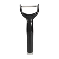 Pelador Y Clasico de Acero Inoxidable con Puno Negro 18 Centimetros KITCHEN AID KCG145OHOBE