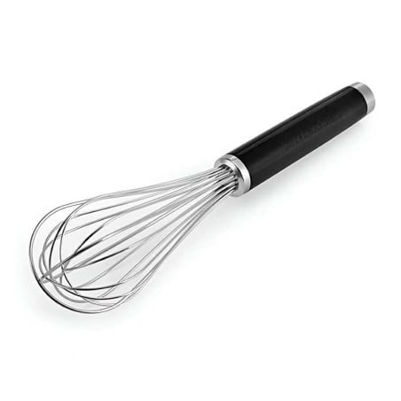 Batidor Clasico de Acero Inoxidable con Puno Negro KITCHEN AID KCG060OHOBE