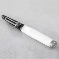 Pelador Europeo Clasico de Acero Inoxidable con Puno Blanco KITCHEN AID KCG112OHWHE 2