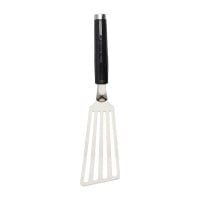 Espatula Flexible Clasica de Acero Inoxidable con Puno Negro 33 Centimetros KITCHEN AID KCG024OHOBE
