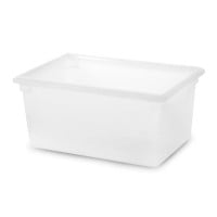 Caja Blanca para Almacenamiento de Polipropileno 18 x 26 x 6 Pulgadas MASTER CHEF SB6415PP